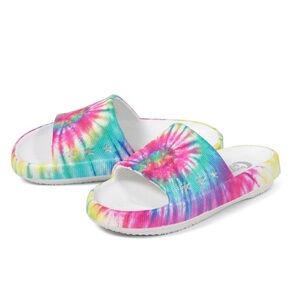 Sugar & Jade Tween Tie Dye Slides, Size 1